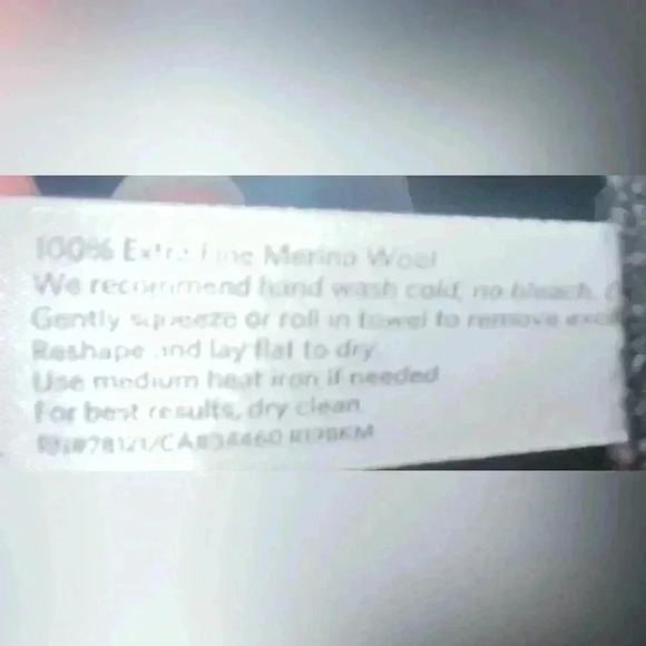 Eileen Fisher Merino Wool color block cardigan - Picture 5 of 5